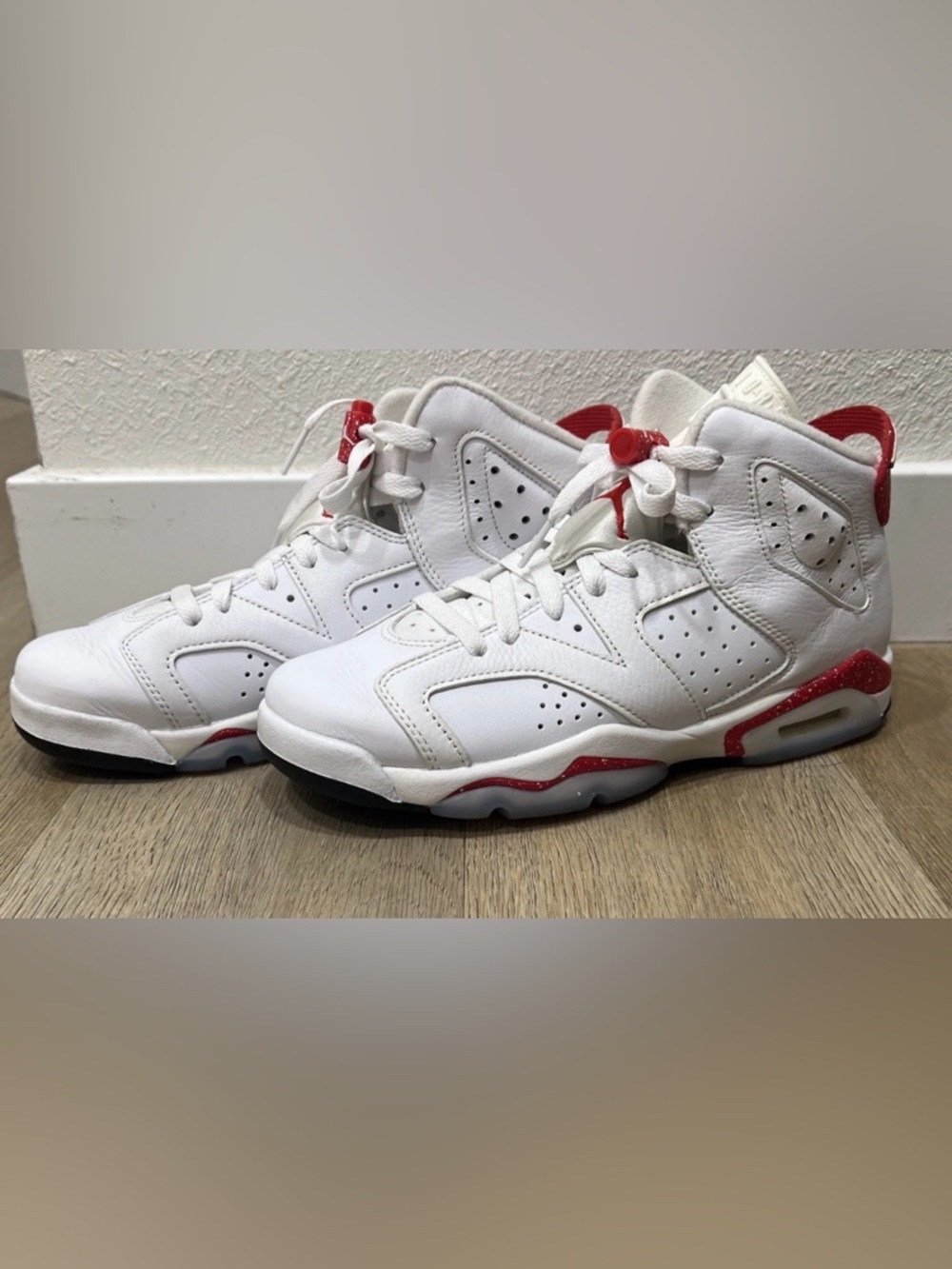 Nike Air Jordan 6 White and University Red 2022